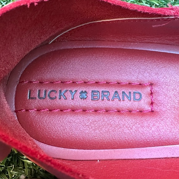 Lucky Brand Red Loafers - Picture 5 of 9